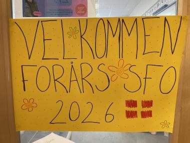 Velkommen Forårs SFO 2026